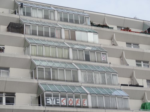 Protest at the Brunswick Centre