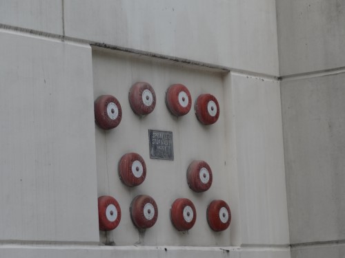 Fire alarms at the Brunswick Centre