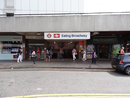 The rather nondescript Ealing Broadway marks the end of my station visits 