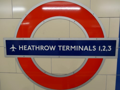 Heathrow terminal 1,2,3 roundel