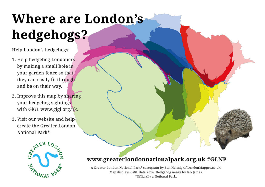 Hedgehog Map of London